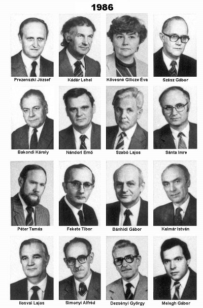 Mérnökök, 1986